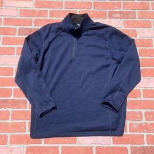 Eddie Bauer Men’s Radiator Fleece XL Blue 1/4 Zip Pullover